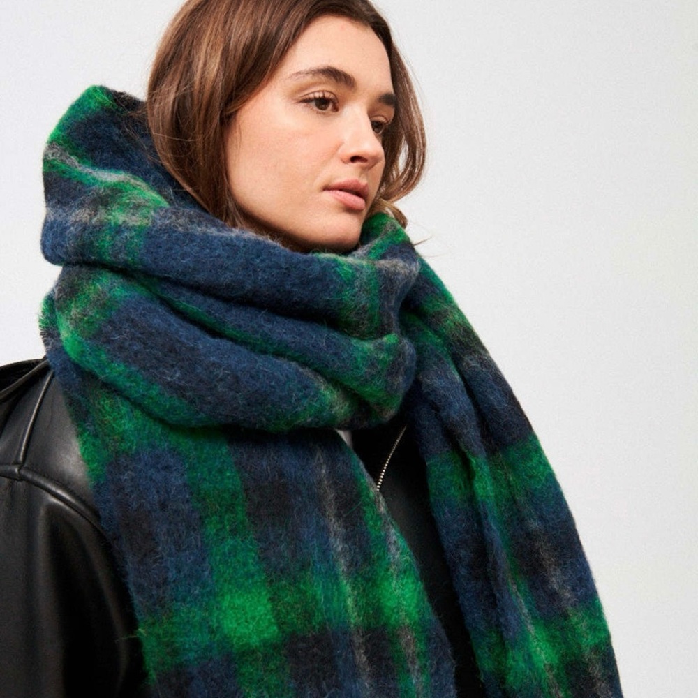 Rachel‎ Comey Aluna wool scarf in navy multi
